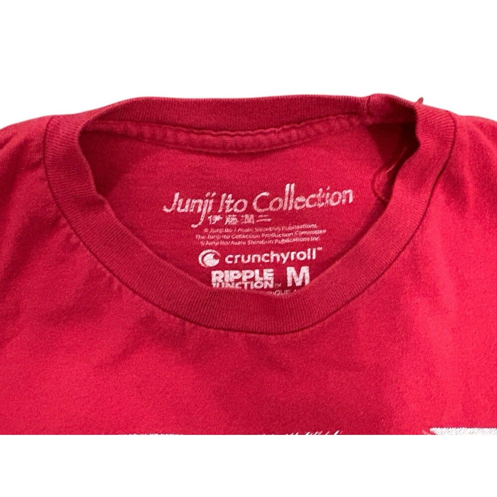 Junji Ito Collection Tomie Men’s M T-shirt Red Maroon Anime Manga Horror - Picture 3 of 6